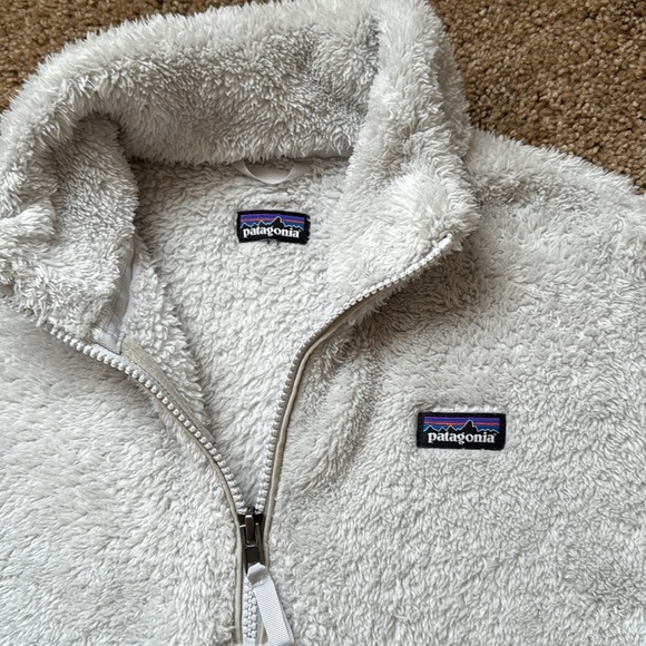 Patagonia Los Gatos 1/4 Zip Pullover Fleece Jacket Tailored Light Grey - Picture 4 of 7